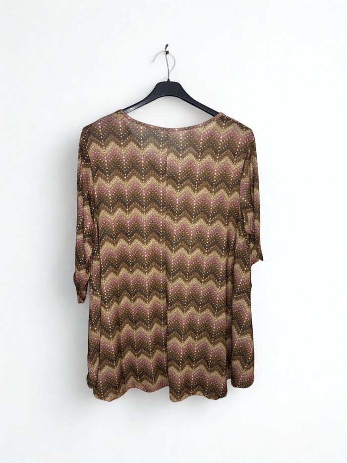 Blouse, fantaisie, grande taille - photo numéro 3