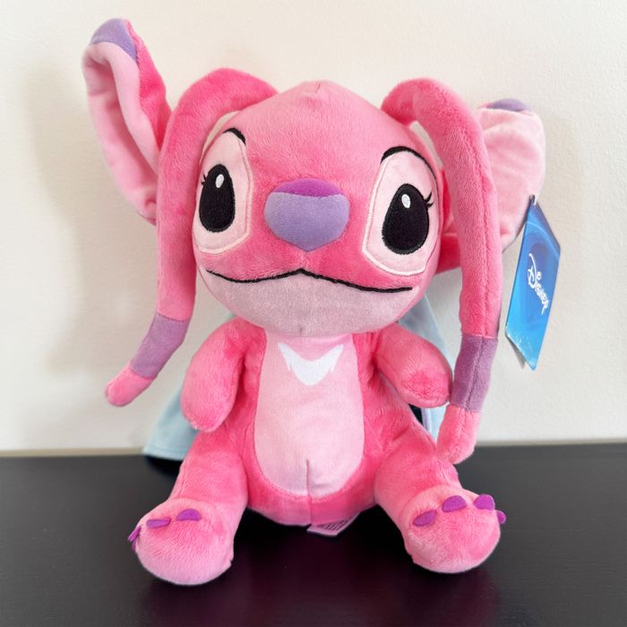 Angel et couverture Doudou Peluche Lilo & Stitch Disney Blankee 25cm