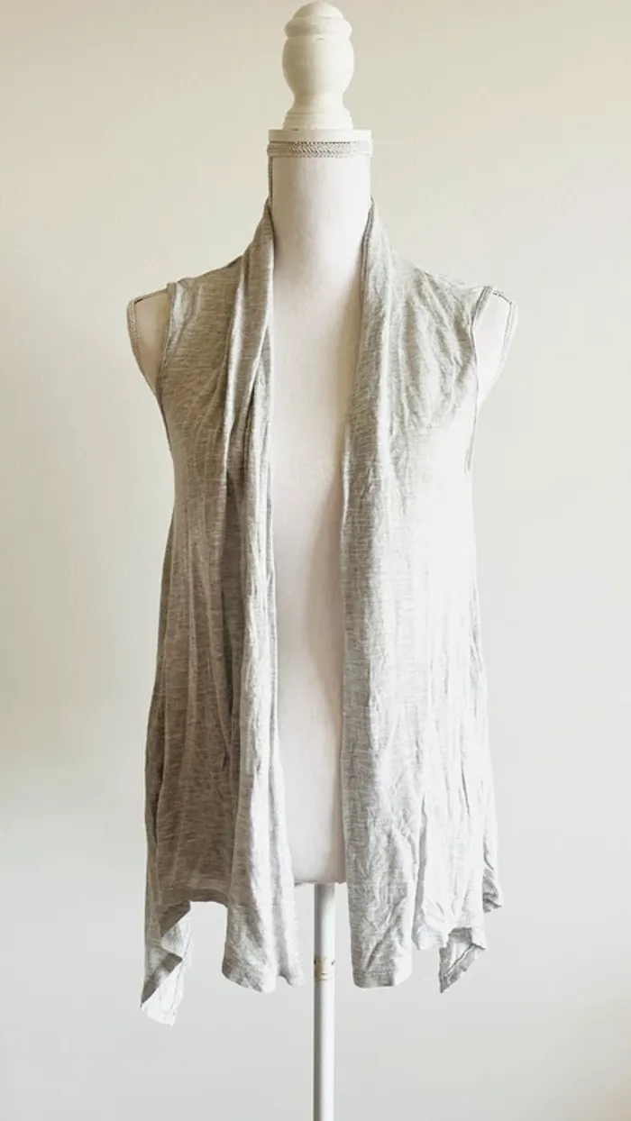 Gilet sans manches gris