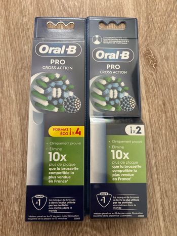 Lot de 6 brossettes Oral-B Pro cross action