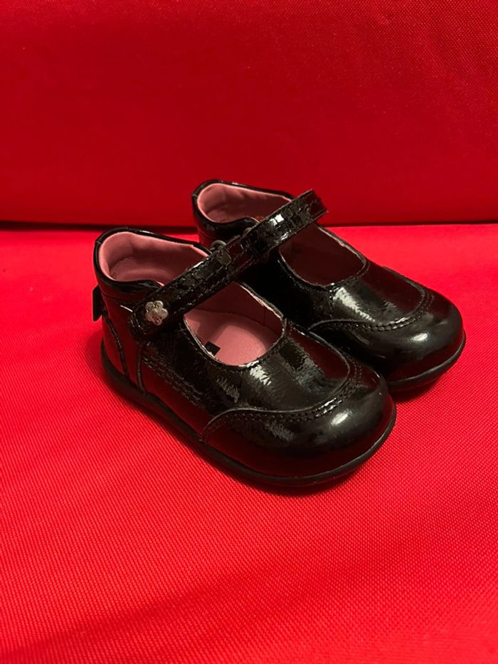 Chaussures bébé fille Kickers 20 noires vernis - photo numéro 3