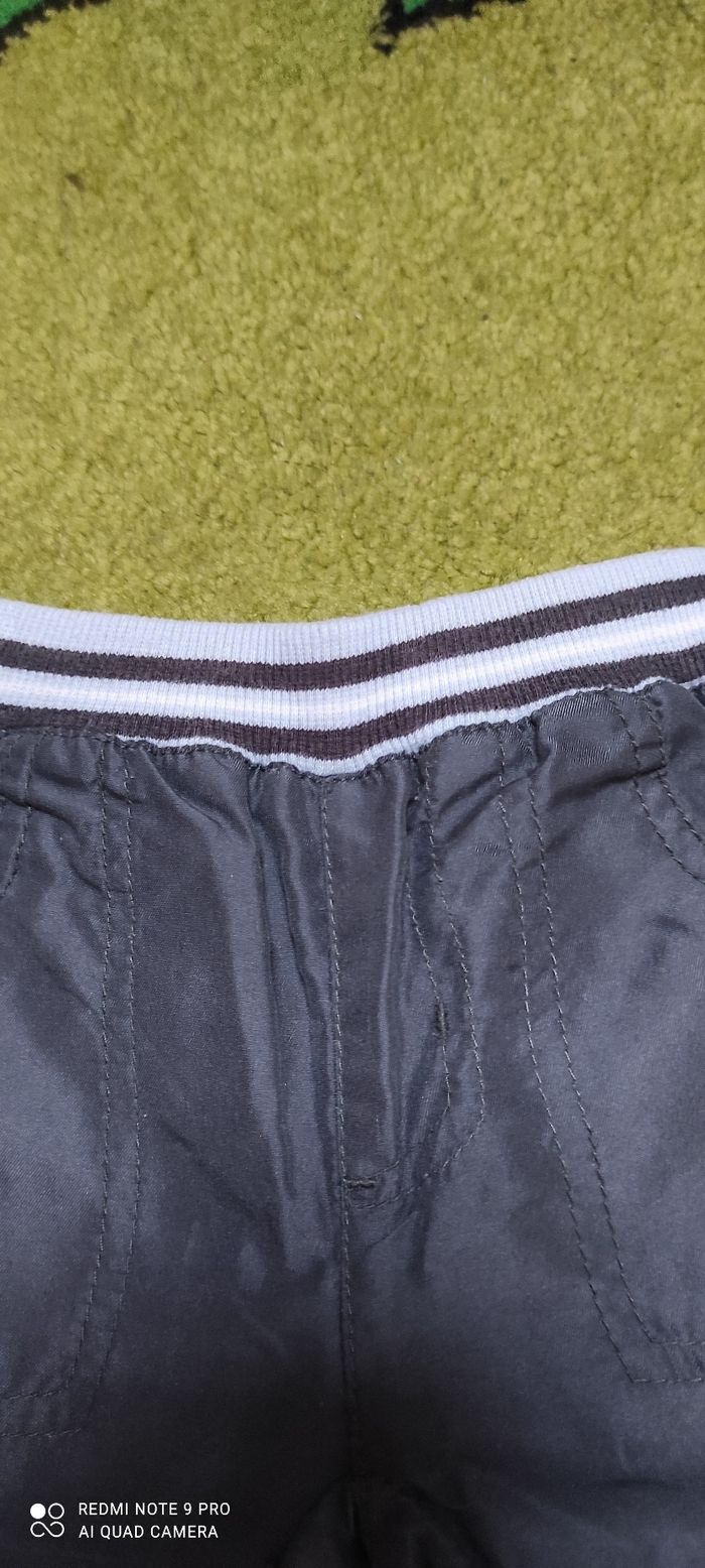 Pantalon en toile matelassé à l'intérieur Petit Kimbaloo 12 mois - photo numéro 3