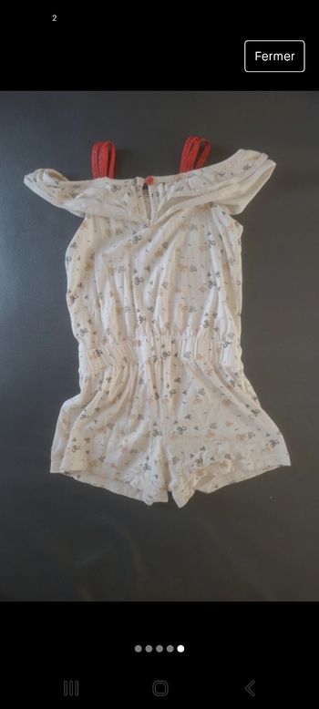 Combishort fille 4 ans