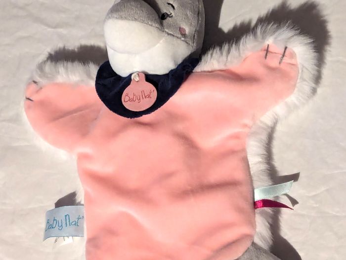 Licorne Corne Argentée Pailletée Robe Rose Devant Fourrure Arrière Peluche Petits Enfants Bébés - photo numéro 4