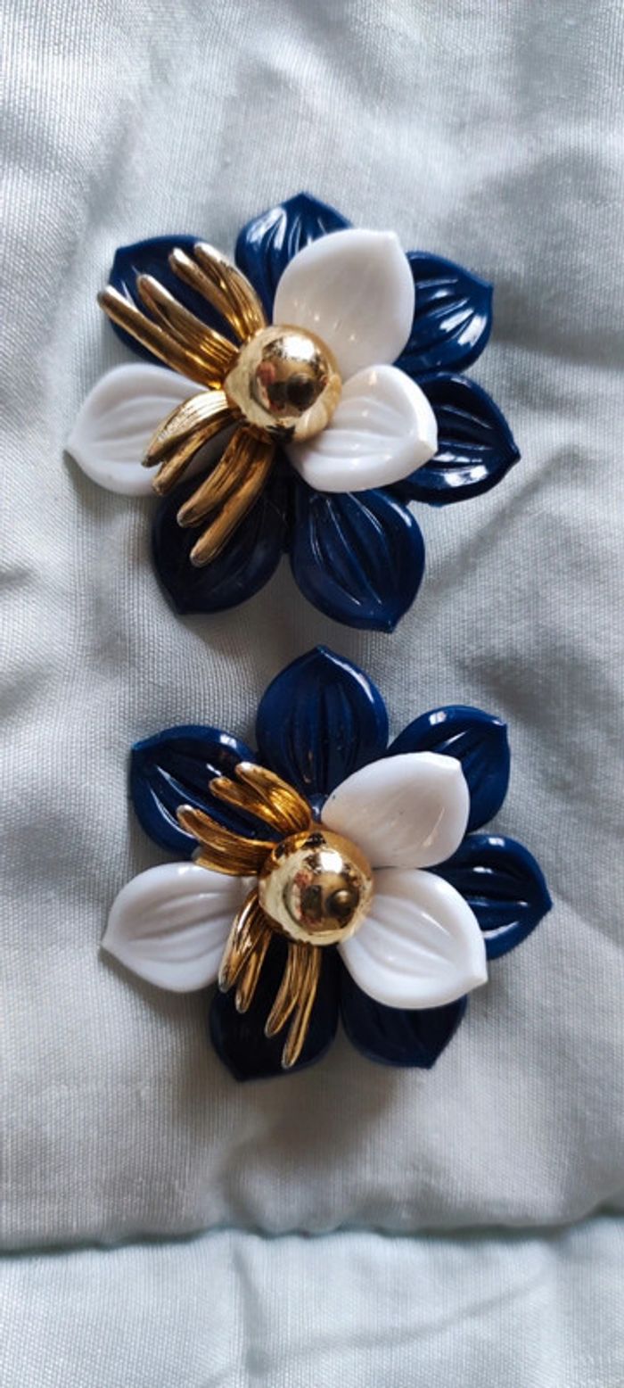 Boucles d'oreilles vintage printemps - photo numéro 6