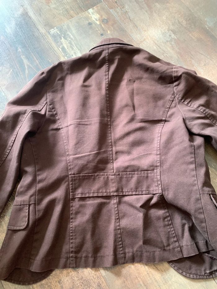 Blazer brun coton - photo numéro 8