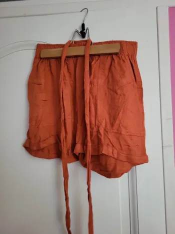Short viscose orange 34