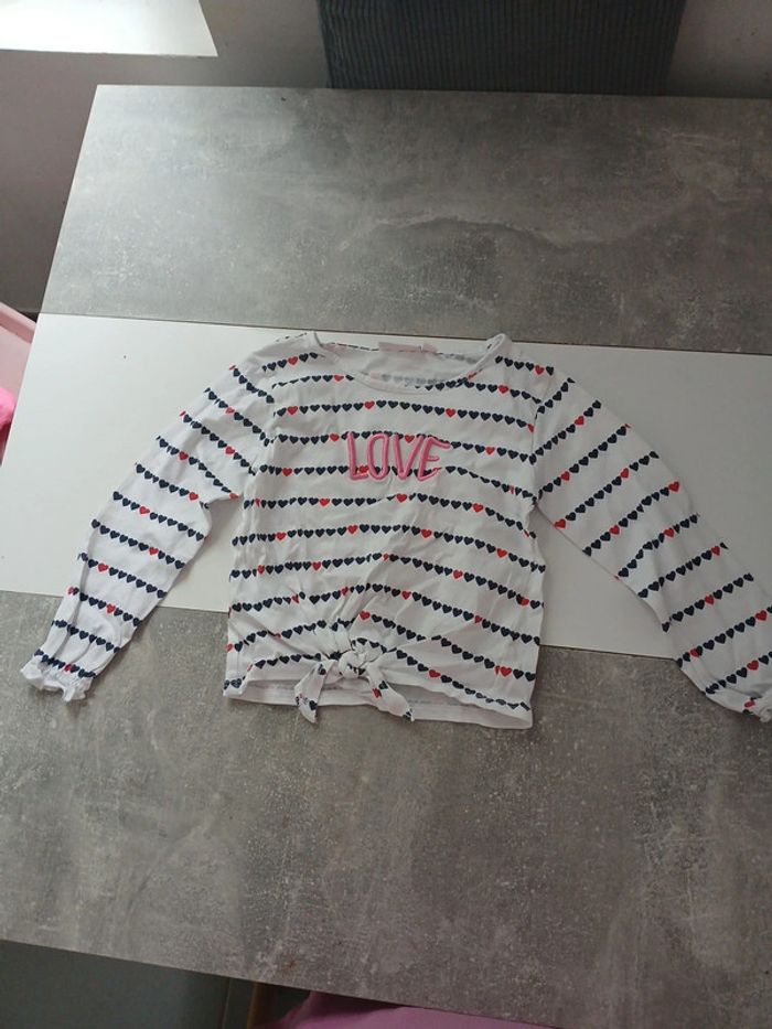 Haut manches longues fille lili marelle