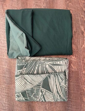 2 housses de couette et 2 taies d oreille 140x200 cm 