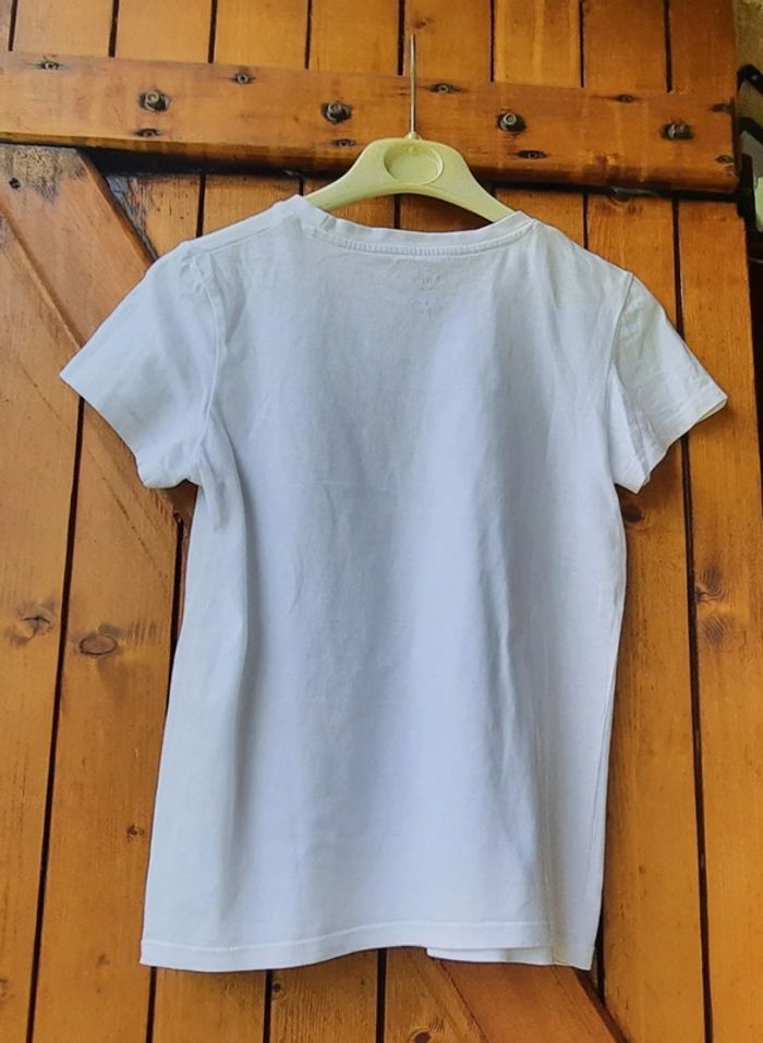 T.shirt blanc imprimé 10 ans - photo numéro 2