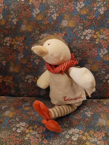 Moulin roty - peluche Édouard le canard