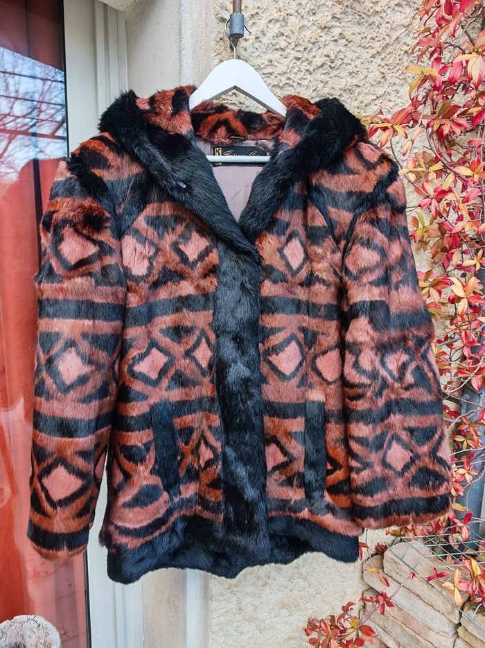 Manteau en Fourrure de LAPIN - photo numéro 1