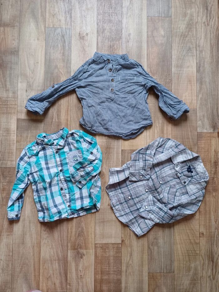 Lot de 3 chemises garçon