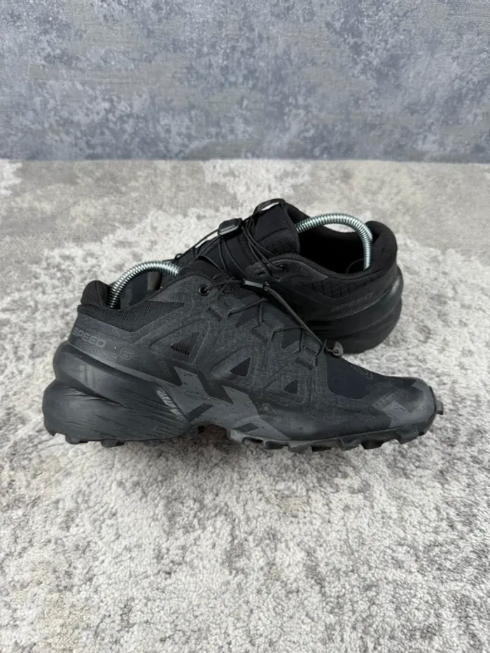 Salomon SpeedCross 6 - Trekking Shoes - Triple Black - photo numéro 6