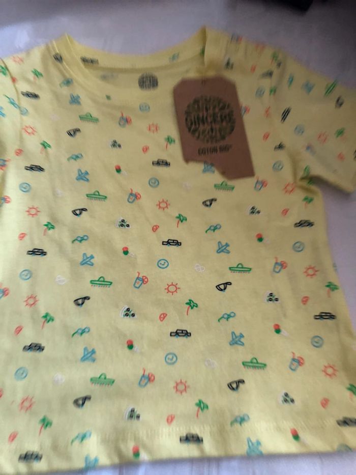 Ensemble fille 9 mois tee shirt neuf - photo numéro 3