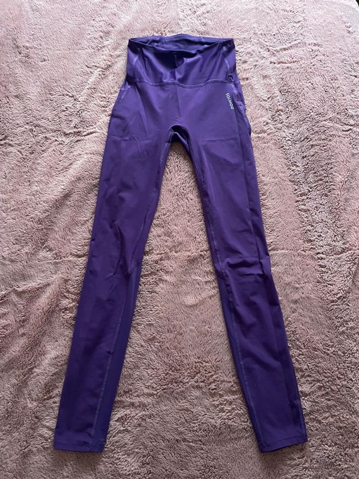 Legging de sport domyos violet