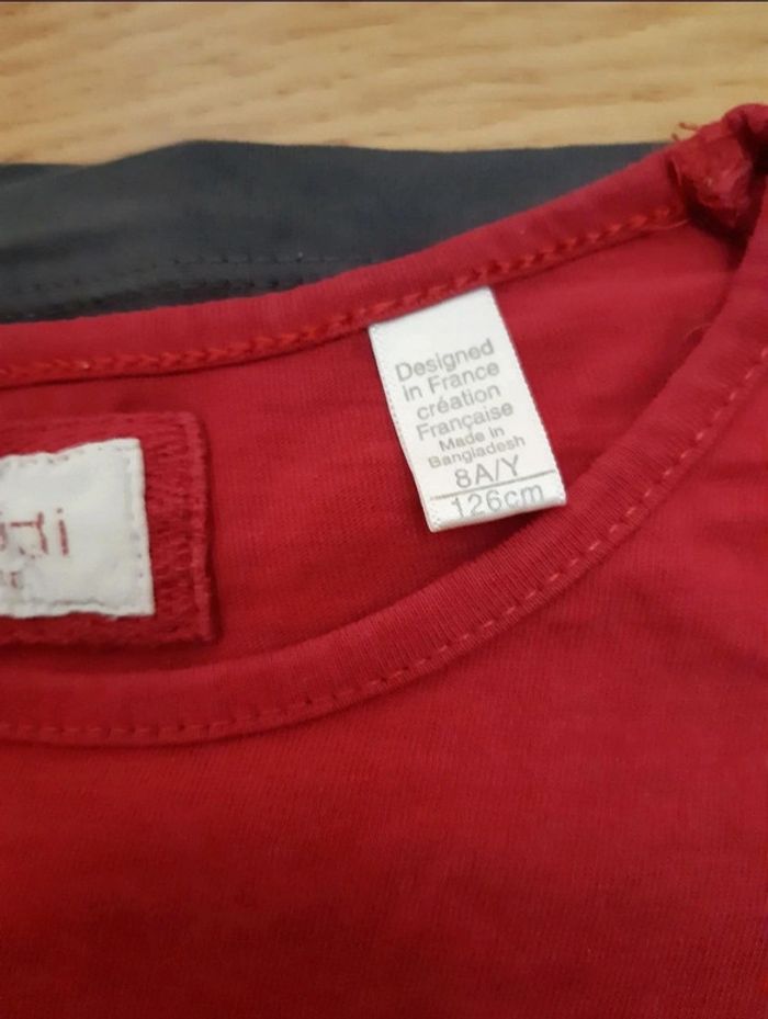 Tee-shirt manche longue fille taille 8 ans - photo numéro 2