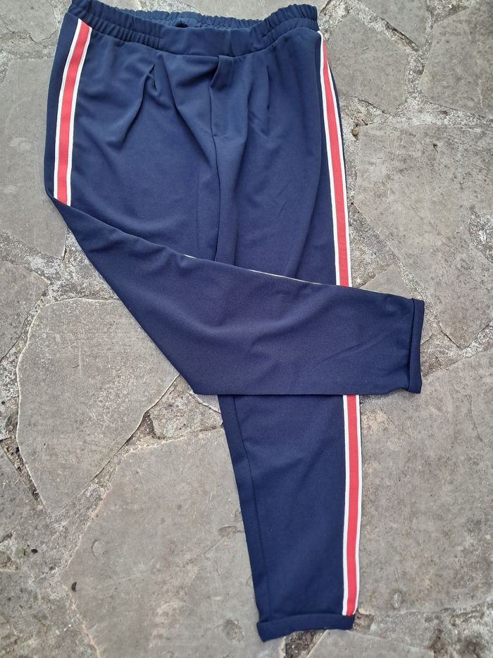 Pantalon bandes jogging t44 - photo numéro 2