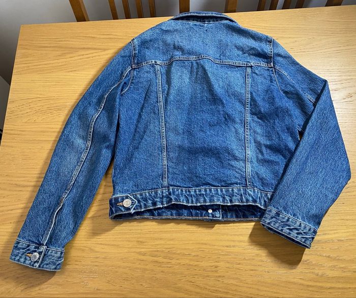 Zara Veste en jean bleu foncé Taille L/40 - photo numéro 6