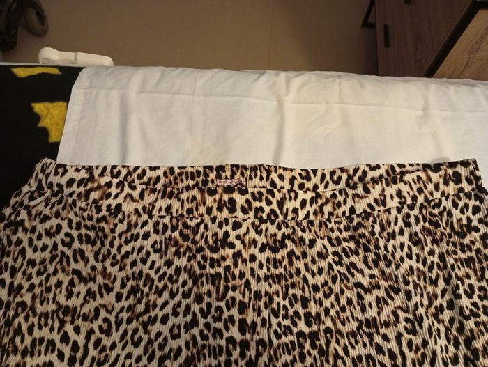 Pantalon léopard grande taille femme