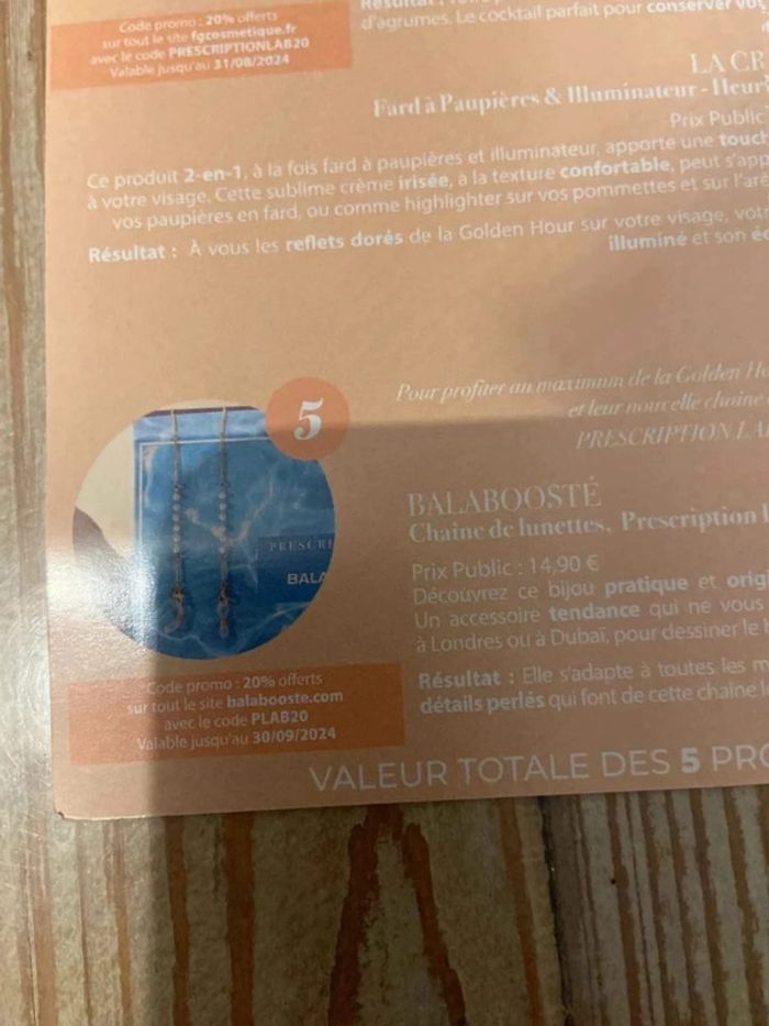 Chaîne de lunettes balabooste - photo numéro 4