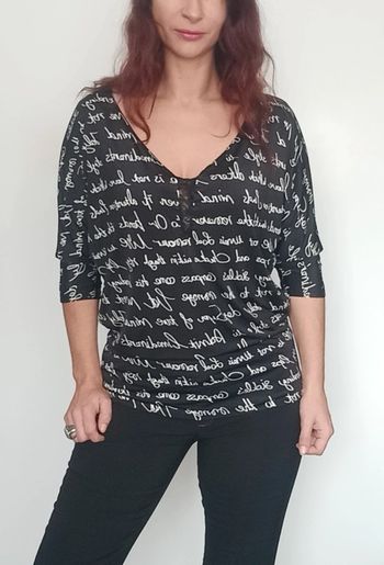 Blouse douce fluide féminine taille unique