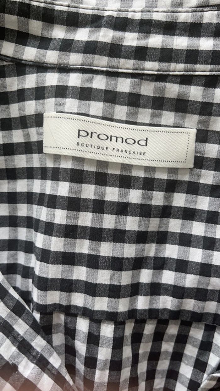 Robe chemise vichy Promod S comme neuve - photo numéro 5