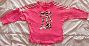 T-shirt manches longues fille 12-18 mois / Adidas