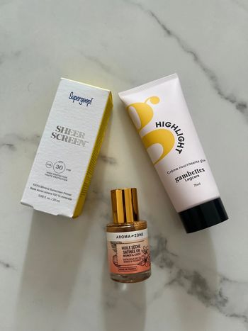 Le lot de produits