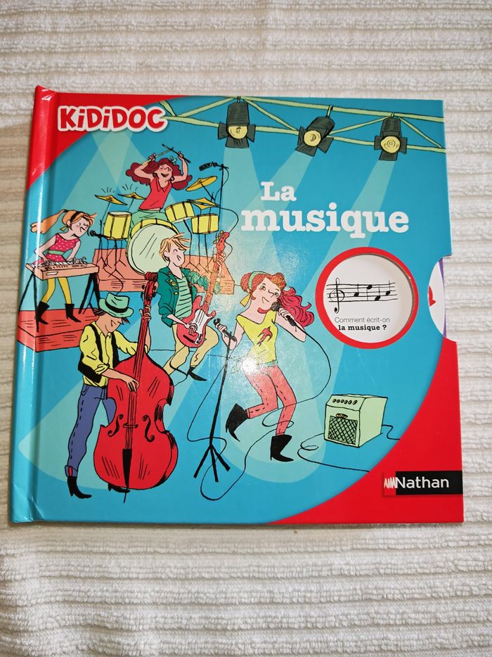 Livre animé kididoc la musique
