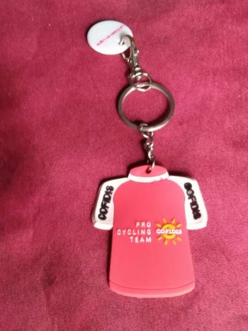 Porte-clefs maillot rose cofidis neuf