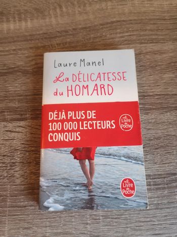 Livre romance sentimentale La délicatesse du homard de Laure Manel
