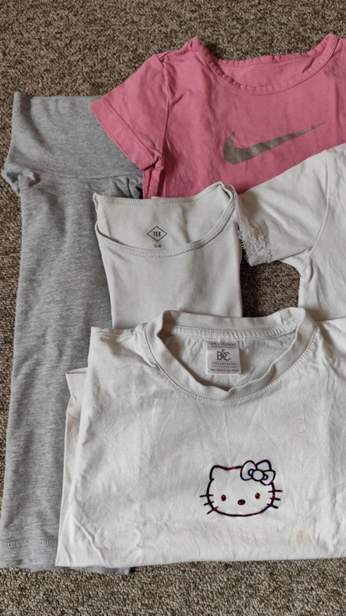 Lot 5 tee shirts état moyen