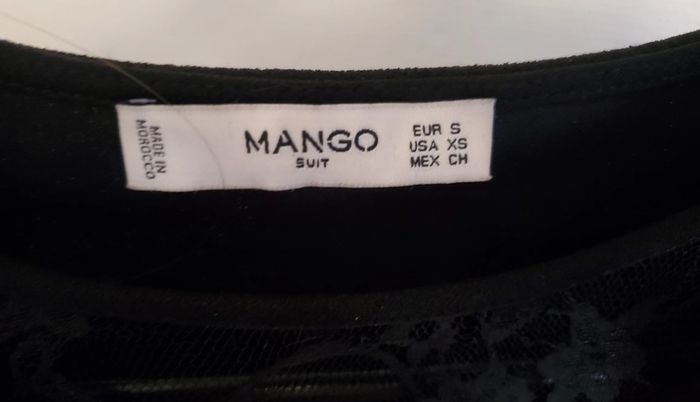 Jolie robe noir MANGO S - photo numéro 6