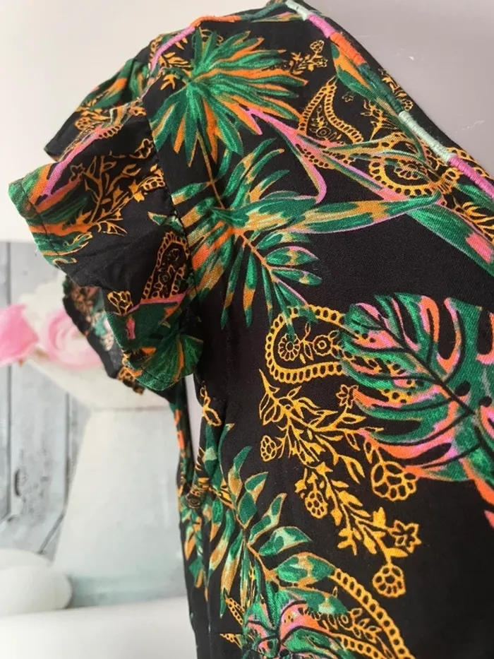 Superbe robe longue d’été en 38 de la boutique Grain de Malice excellent état - photo numéro 3