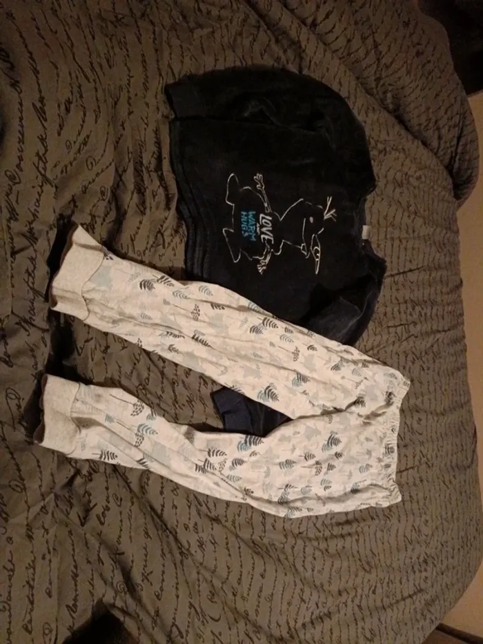 Pyjama 11 ans 12 ans Disney Olaf Frozen 2 velours