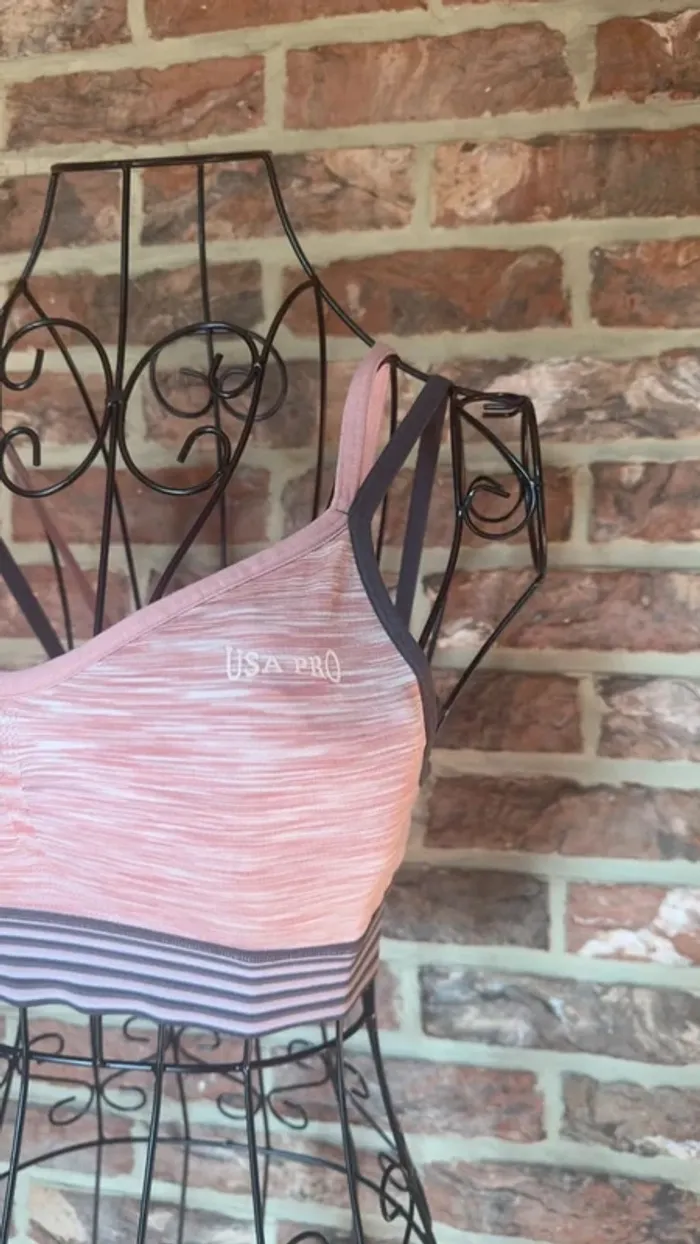 Brassière rose et grise Usa Pro Taille S / 36 - photo numéro 3