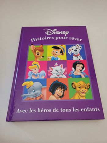 Livre Histoires pour rêver Disney