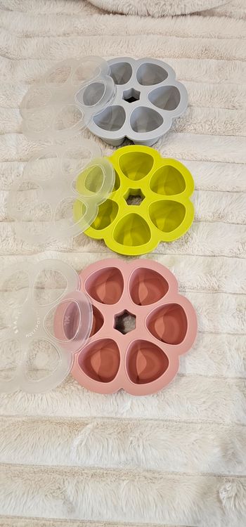 Lot de 3 fleurs 🌸 multiportions BEABA XL 150ML