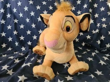 Peluche 50 cm Simba roi lion The Lion King Disney Hasbro 2002 Vintage