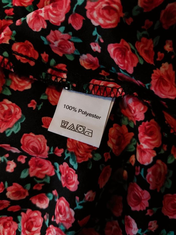 Robe imprimée à roses rouges - photo numéro 4