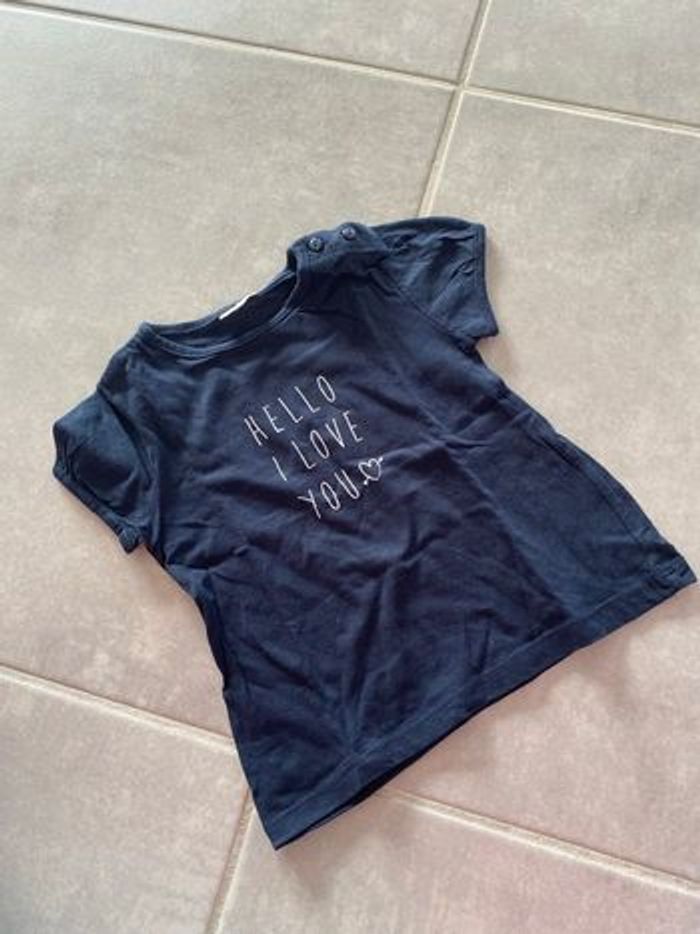 Tee shirt manches courtes 9 mois