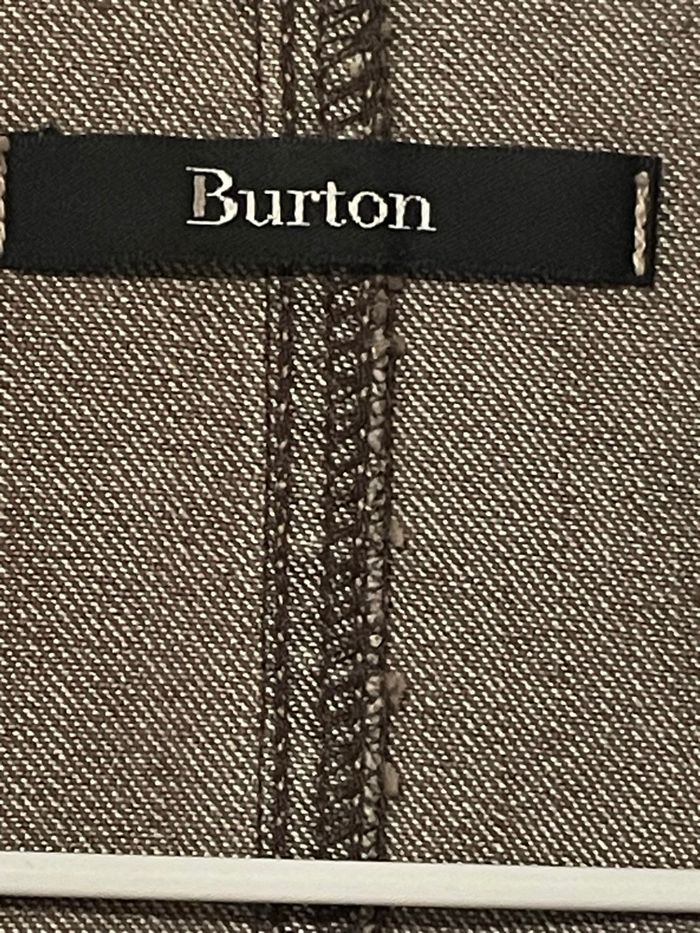 Veste vintage Burton – coupe blazer en denim brun - photo numéro 2