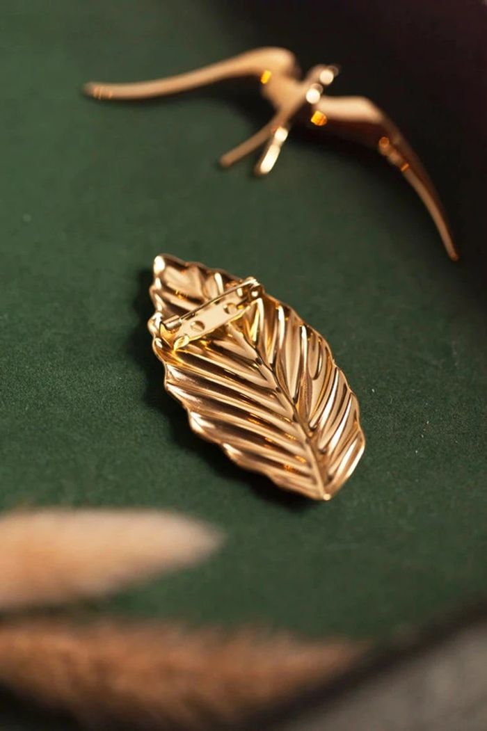 Broche feuille - photo numéro 2