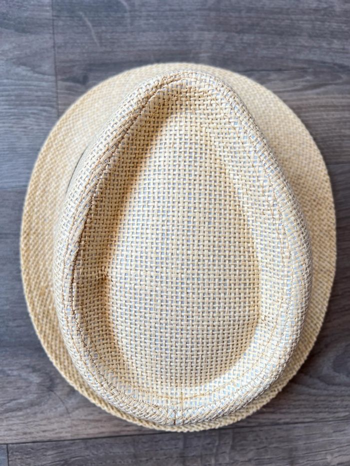 Beau chapeau style Panama taille 58cm - photo numéro 5