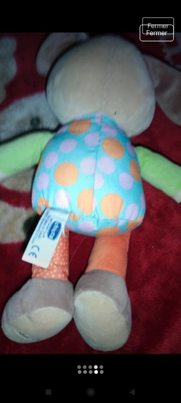 Très belle peluche doudou Chicco p4 - photo numéro 4