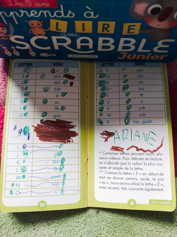 Jeu Scrabble apprentissage lecture - photo numéro 7