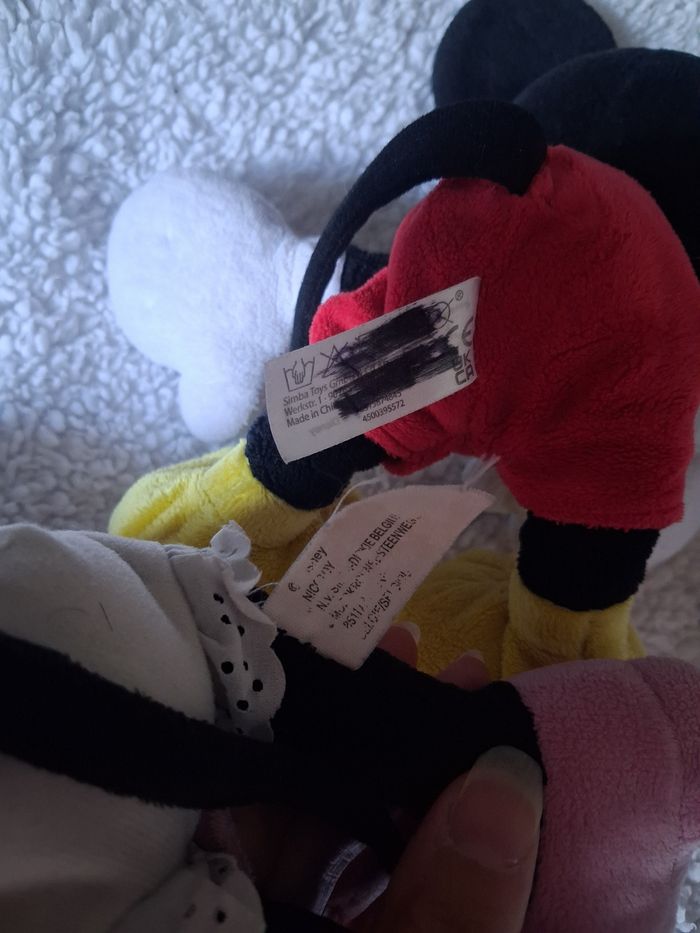 Peluches Mickey & Minnie - Disney - photo numéro 6