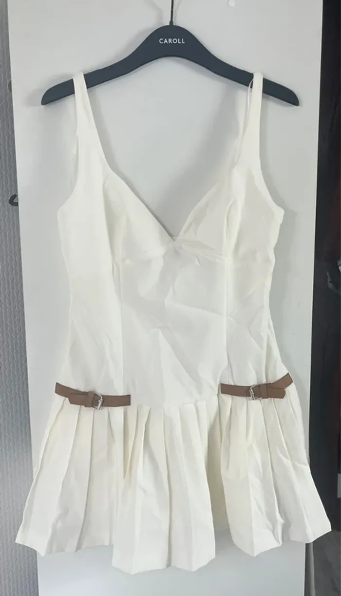 Robe d’effet jupe plissée