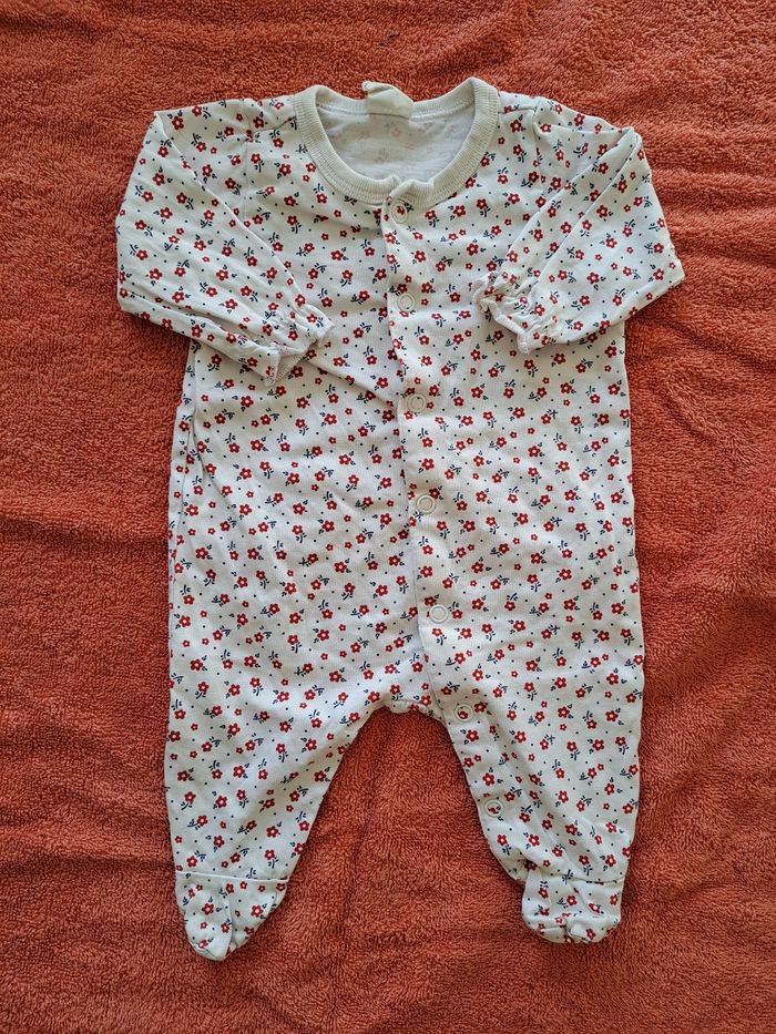Pyjamas coton fleurs